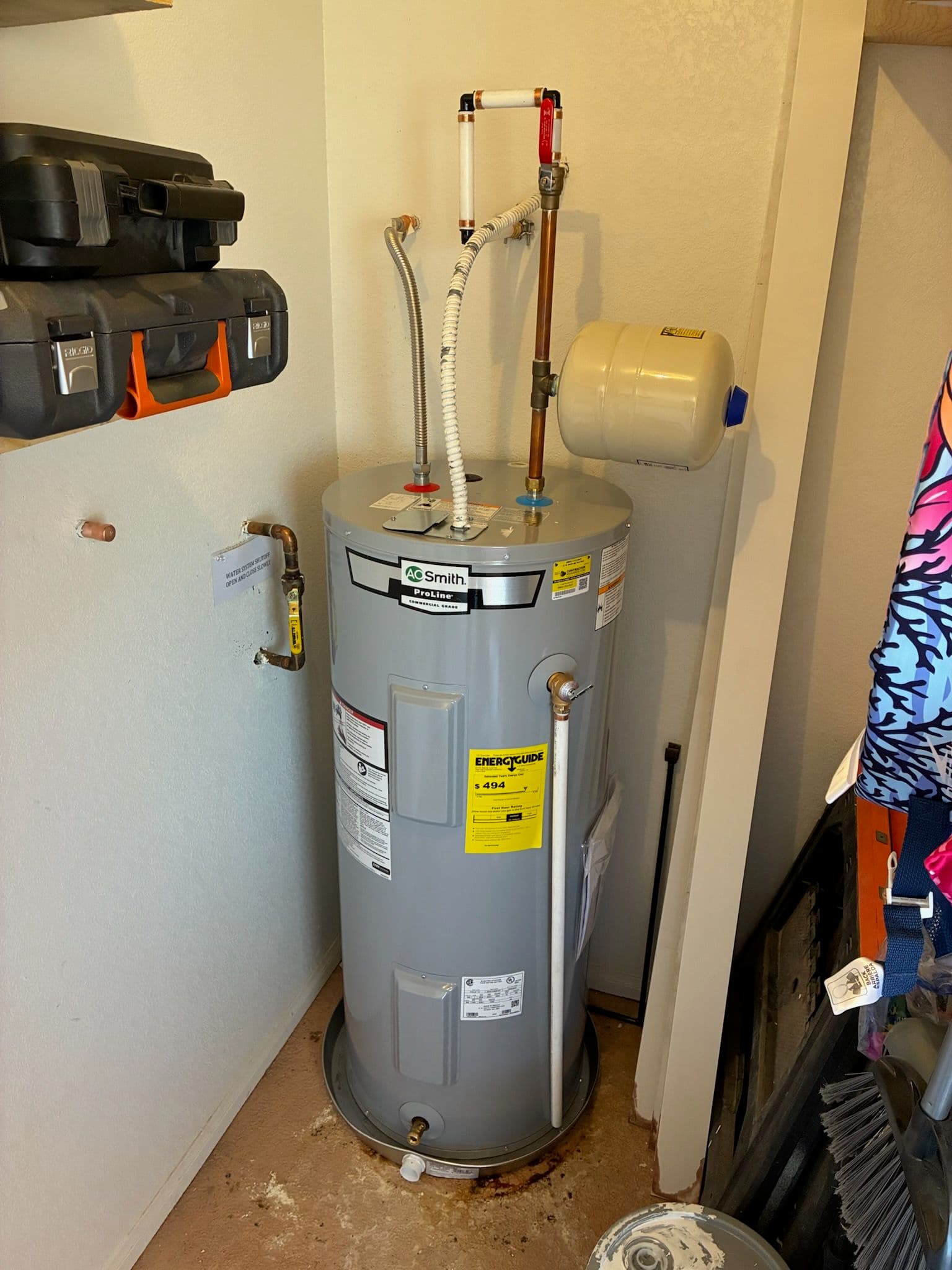 Efficient AO Smith Water Heater Upgrade